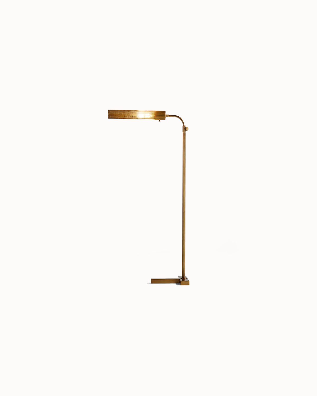 Antique Brass Floor Lamp - Imagem 2
